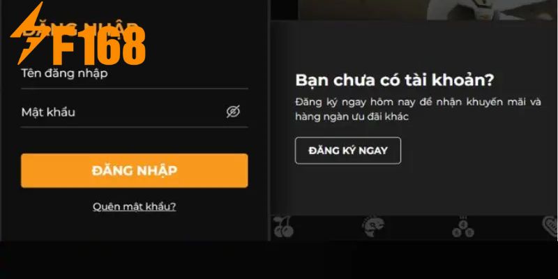 Thao tác đăng ký F168 cực dễ cho bet thủ